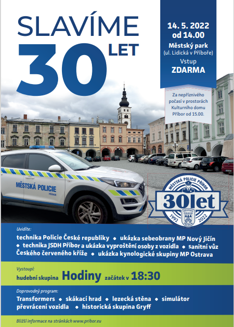 30 let Městské policie Příbor