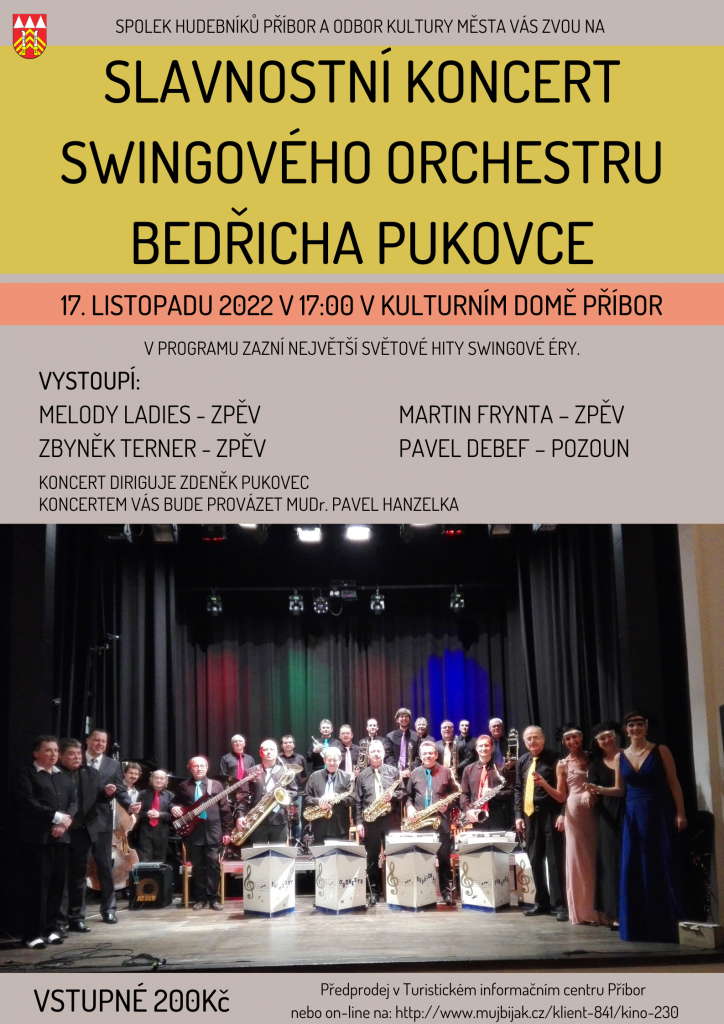 Koncert swingového orchestru Bedřicha Pukovce