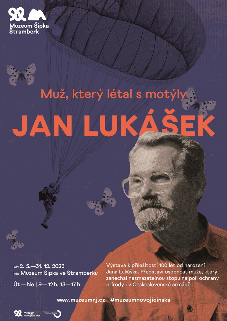 VÝSTAVA: Muž, který létal s motýly - Jan Lukášek
