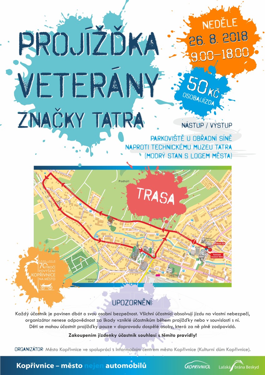 Tradiční projížďky ve veteránech značky Tatra