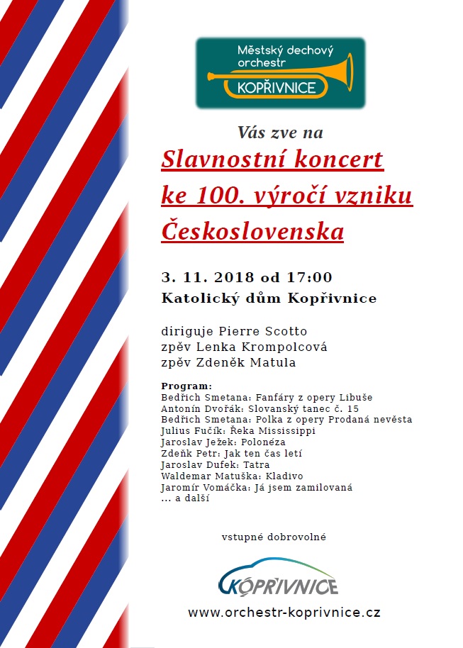 Koncert ke 100. výročí vzniku ČSR