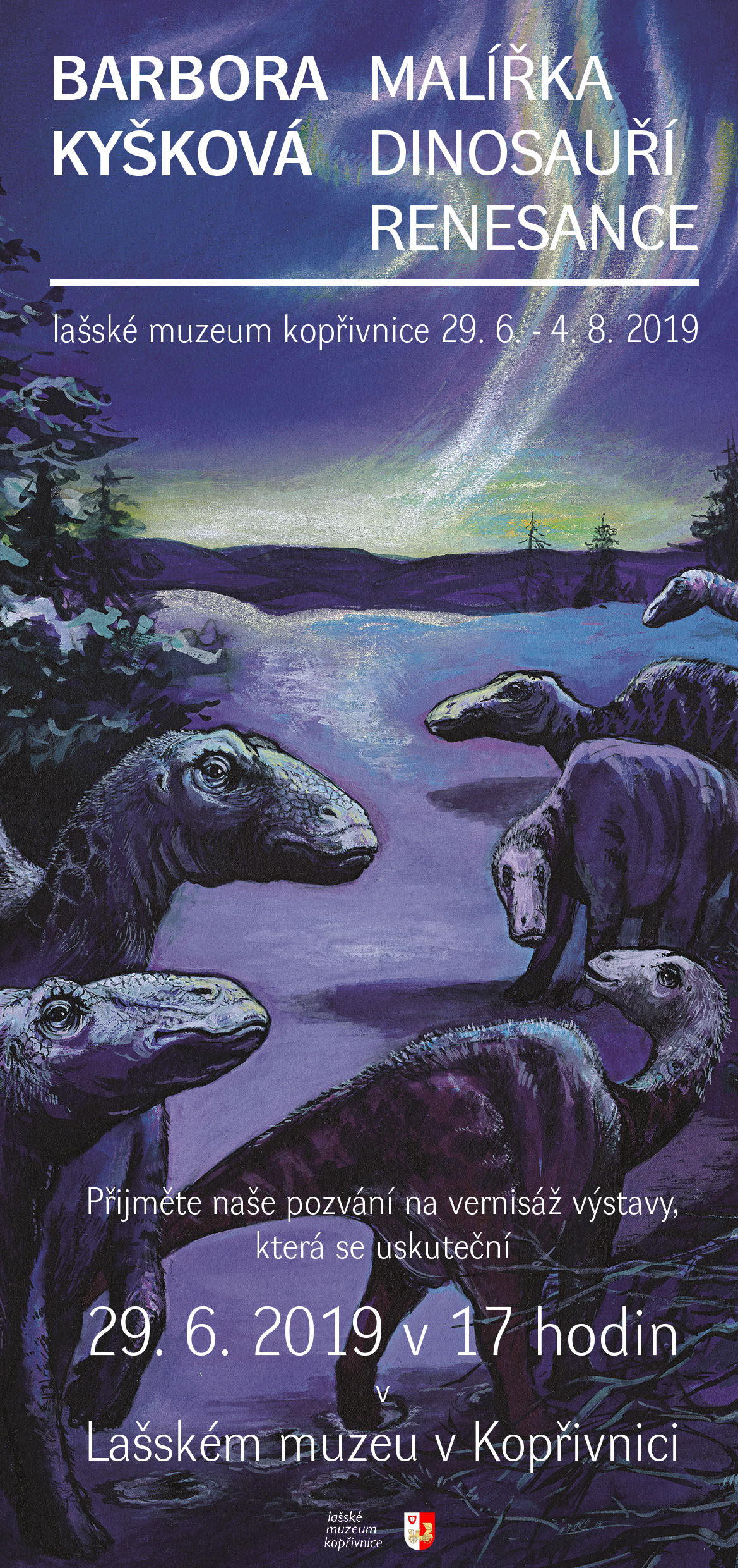 Malířka dinosauří renesance - vernisáž