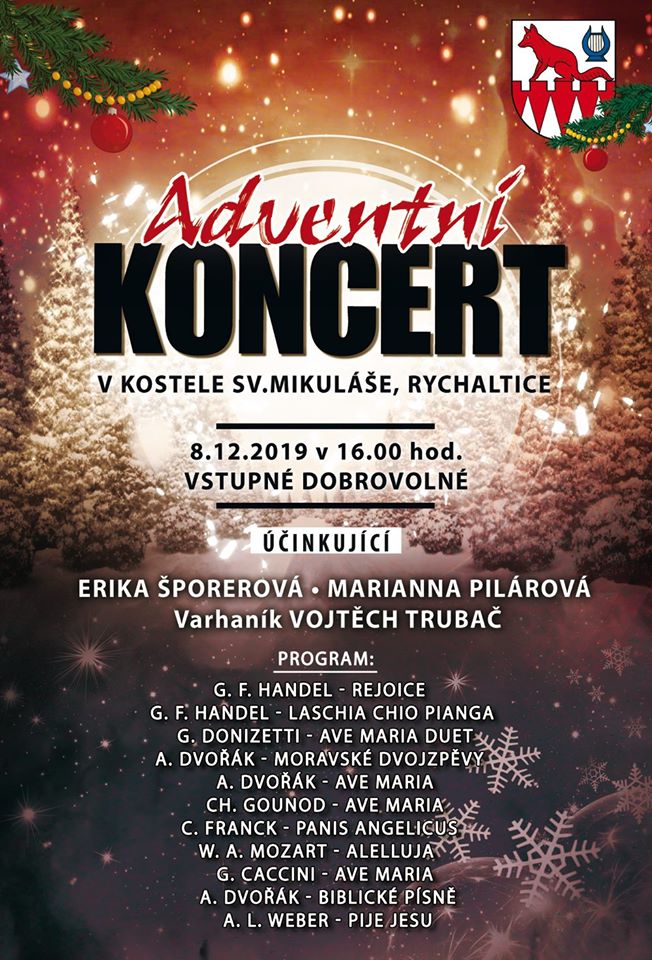 Adventní koncert v kostele sv. Mikuláše v Rychalticích
