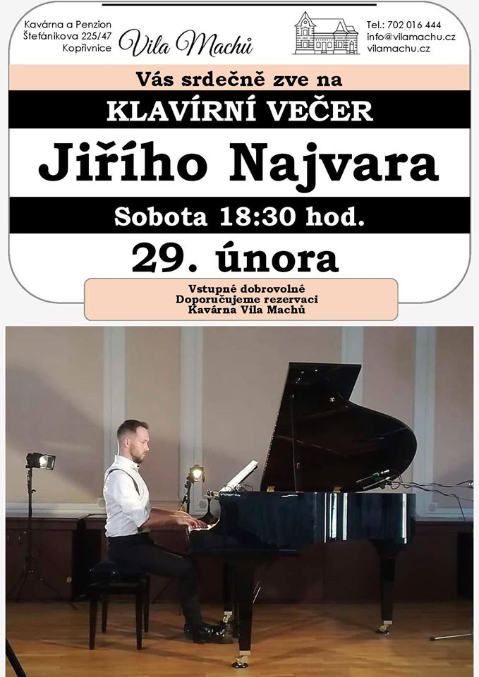 Klavírní večer Jiřího Najvara