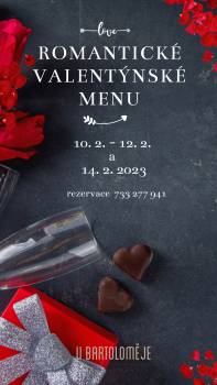 GASTRO AKCE: Valentýnské menu