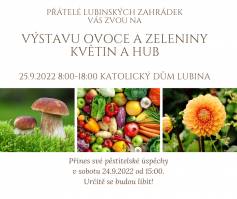Výstava ovoce a zeleniny Lubina 2022