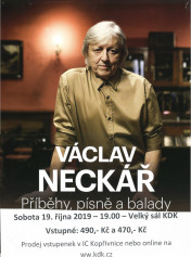 KONCERT: Václav Neckář se skupinou Bacily „Příběhy, písně, balady“