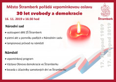 30 let svobody a demokracie ve Štramberku